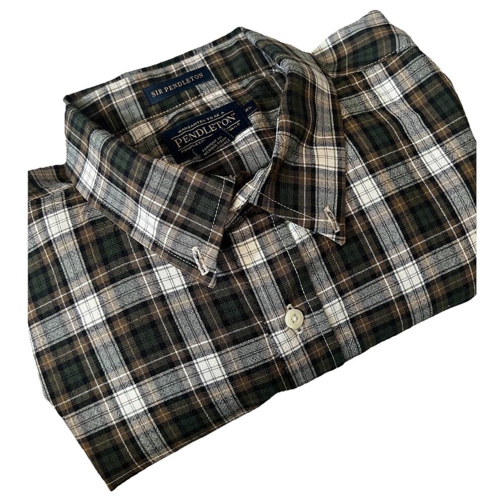 PENDLETON Sir Pendleton 100% Wool Button Down Cla… - image 2